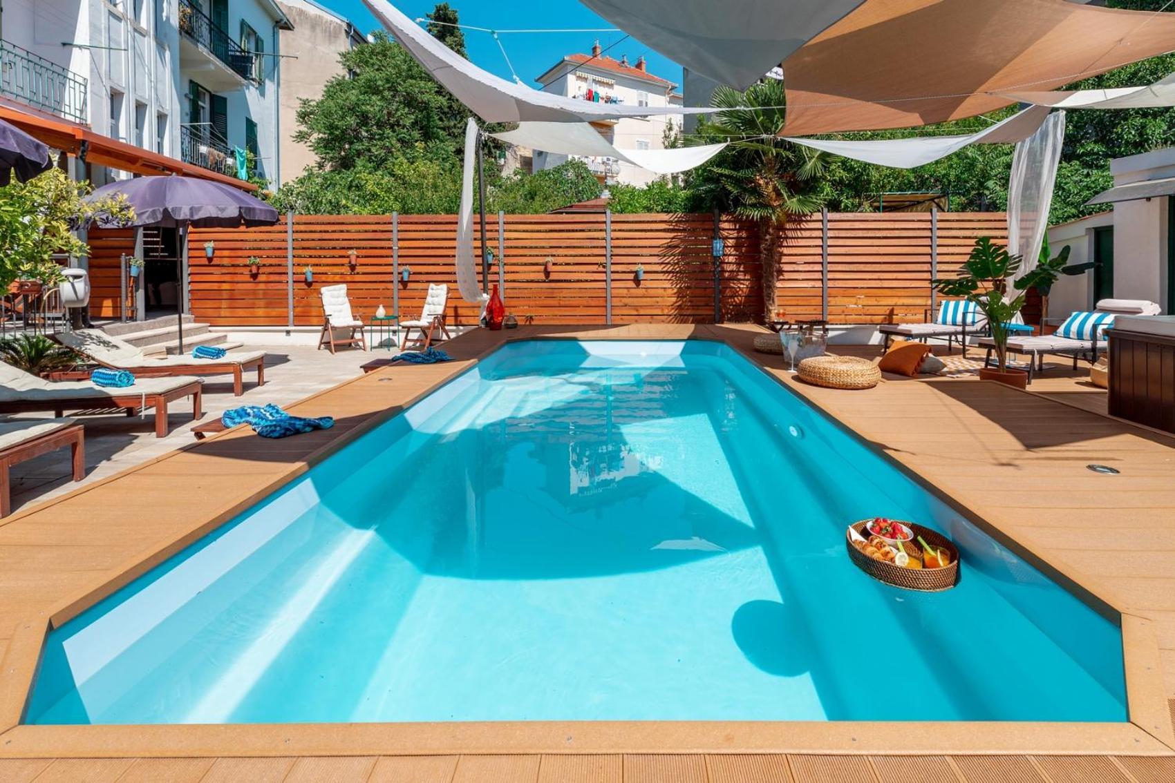 Evala Luxury Rooms With Pool And Garden 斯普利特 外观 照片